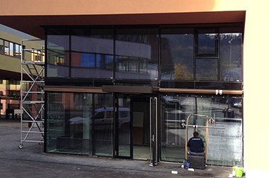 vetrox, glaskratzer entfernen, glasreparatur, verkratztes glas, glasschutz, esg, vsg, isolierglas, glasoberfläche, float, brandschutzglas